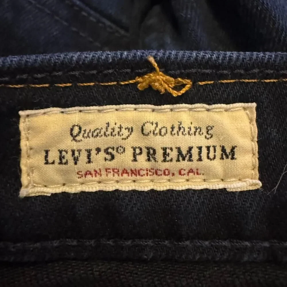 Levi’s Premium 510 Men’s Skinny Jeans Dark Wash W28 L32 Stretch Denim